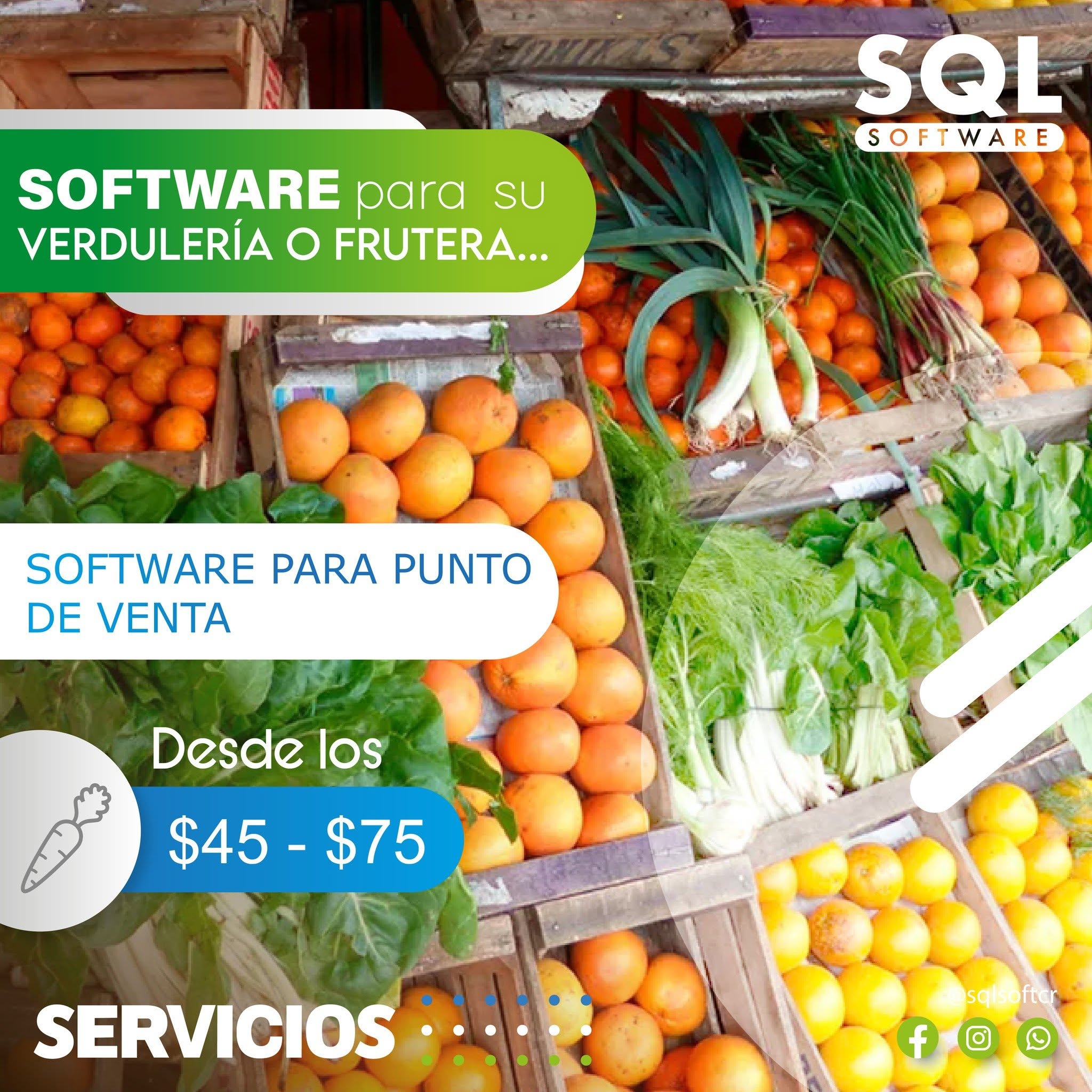 Punto de Venta para verdulería o frutería