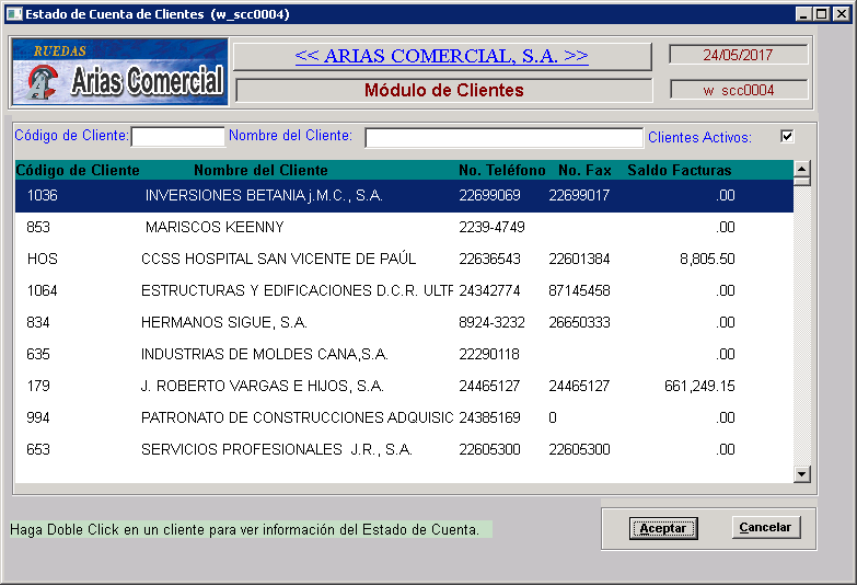 Imagen del manual Clientes